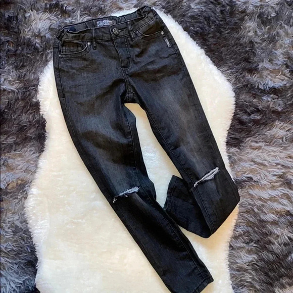 Silver Amy skinny  black Jeans kids 8 - Picture 2 of 11